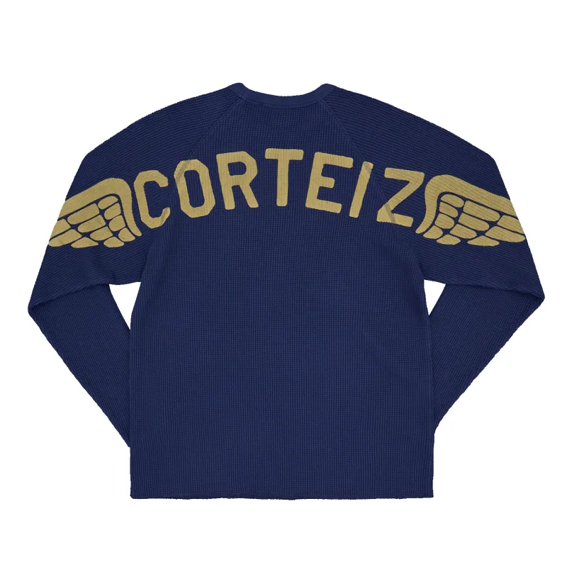 WINGS WAFFLE THERMAL [NAVY] sold by Corteiz
