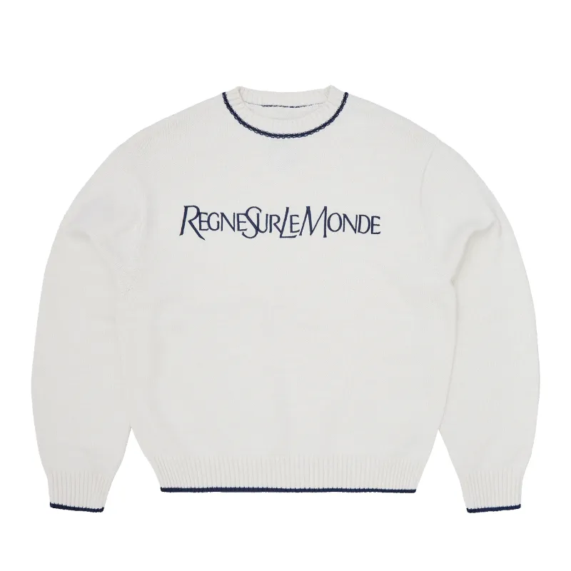 RSLM KNIT CREWNECK [CREAM] made by Corteiz
