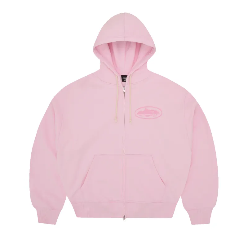 ISLAND KNOCKOUT ZIP HOODIE [PINK] made by Corteiz