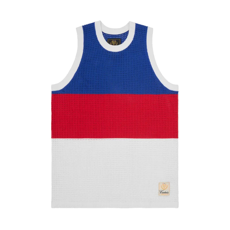VICE MESH KNIT VEST [MULTI] made by Corteiz