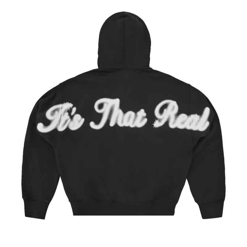 GABRIEL MOSES ZIP HOODIE [BLACK] made by Corteiz
