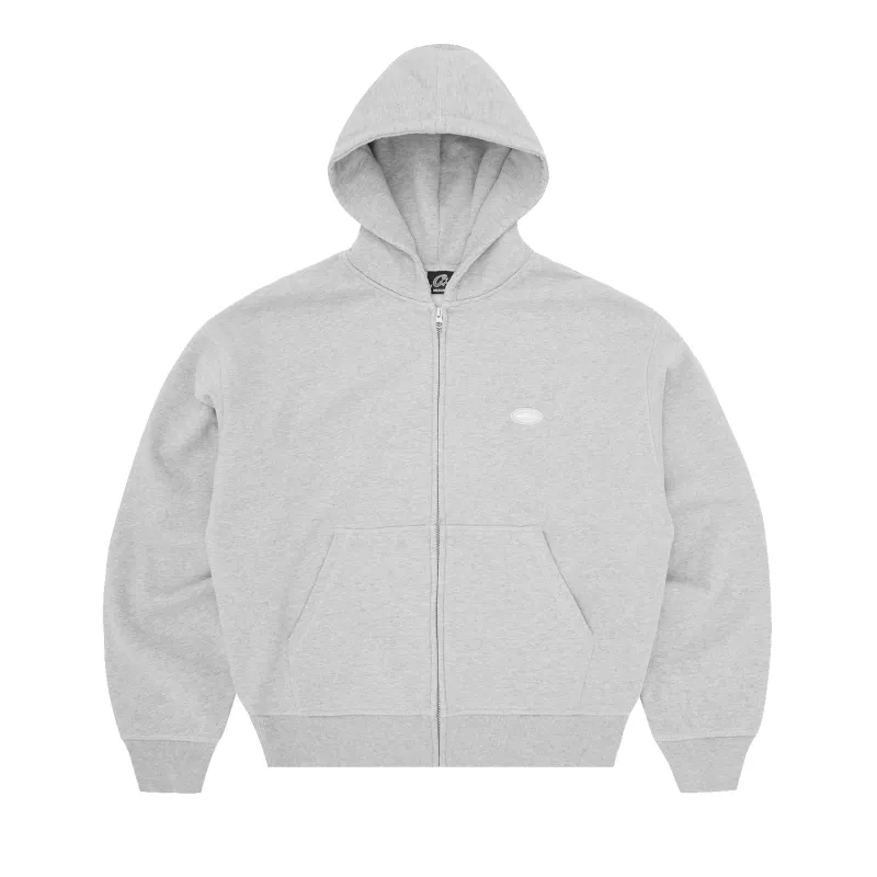 MINI ISLAND ZIP HOODIE [HEATHER GREY] made by Corteiz