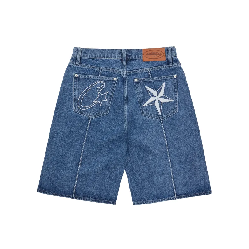 C-STAR DENIM SHORT [MIDWASH] made by Corteiz