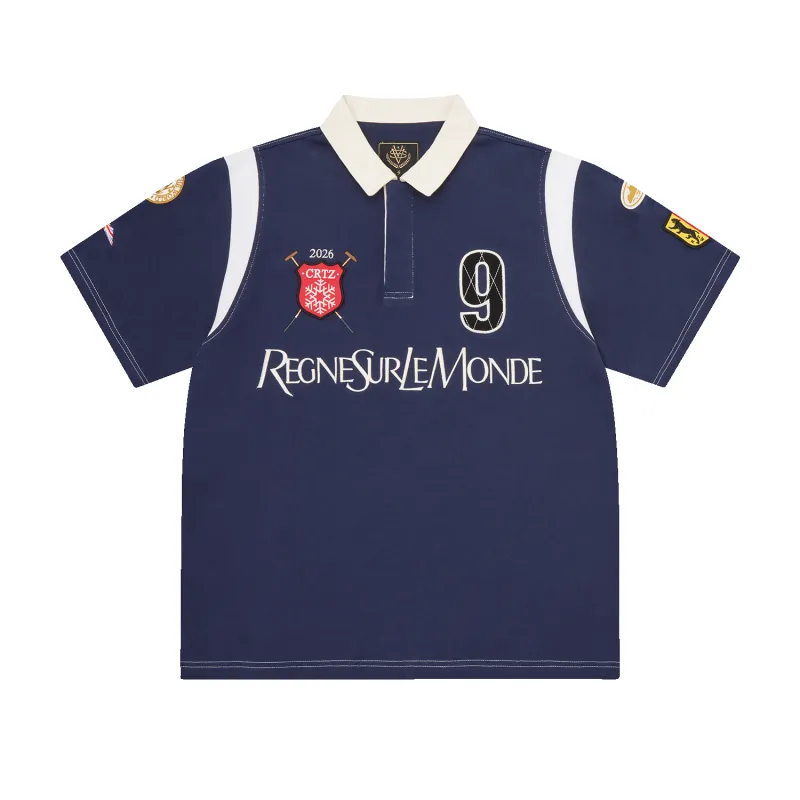 ALPINE POLO SHIRT [RSLM NAVY] made by Corteiz