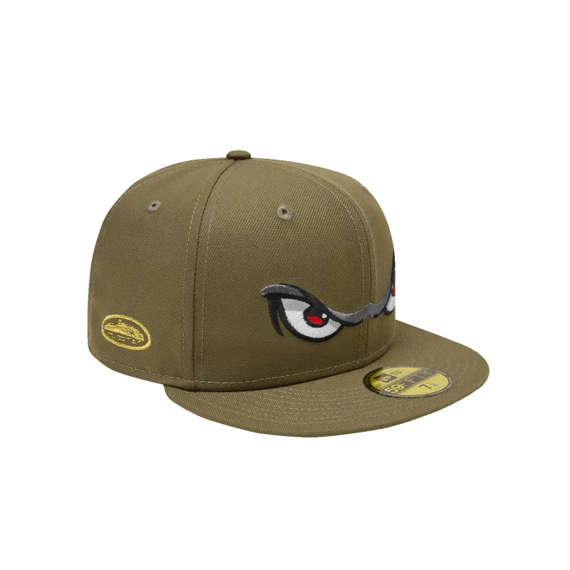 CORTEIZ STORM NEW ERA 59FIFTY FITTED CAP [OLIVE] made by Corteiz