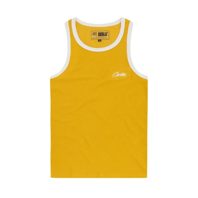MENS CONTRAST ALLSTARZ TANK TOP [KHAKI] | Parallel