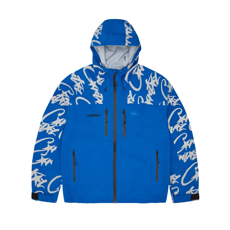 ELITEWORK™ WATERPROOF SHELL JACKET [ROYAL BLUE] sold by Corteiz