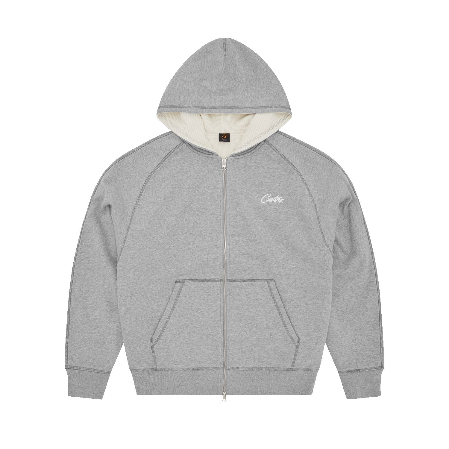 Corteiz HMP THERMAL ZIP HOODIE [HEATHER GREY] | Parallel