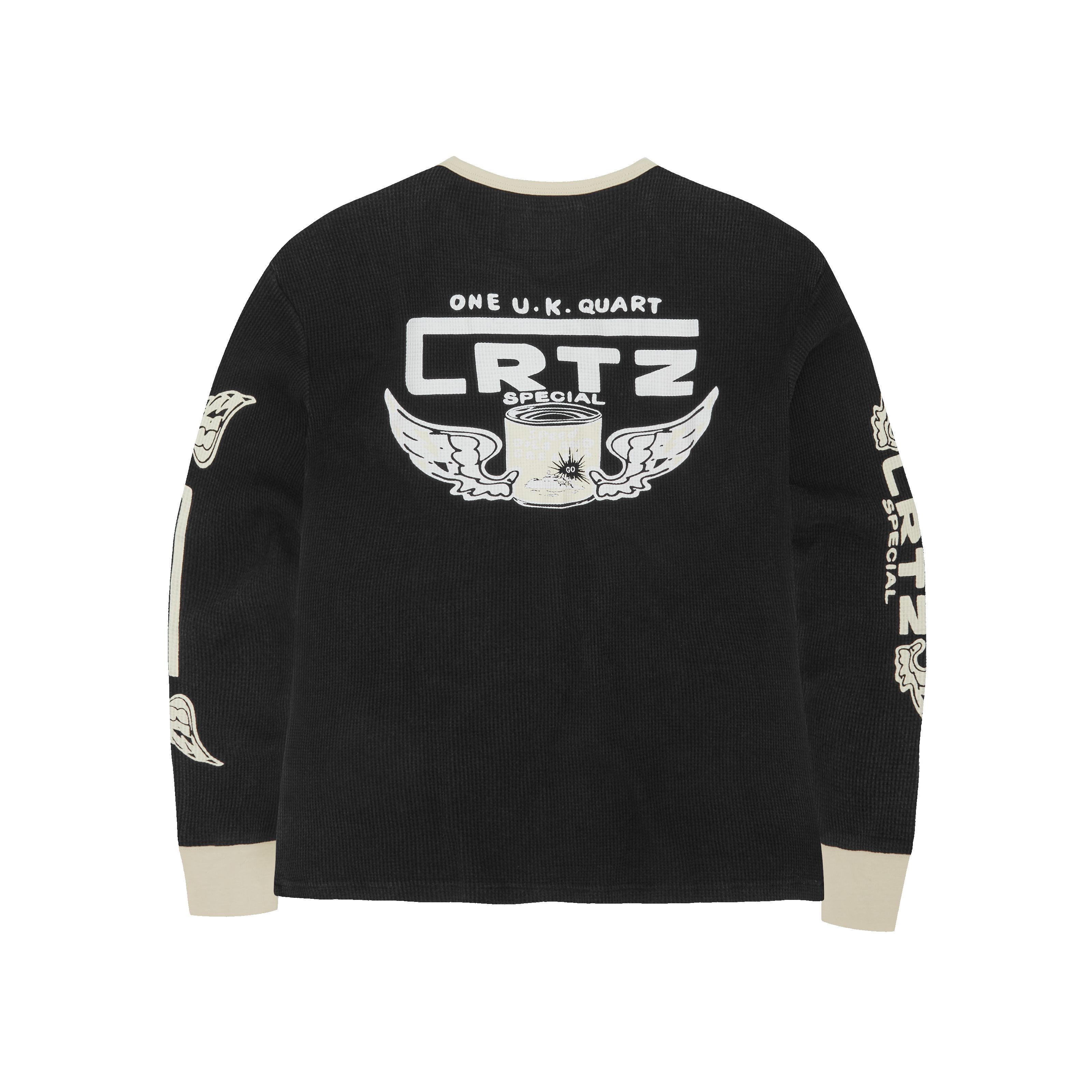 GASOLINA WAFFLE LONGSLEEVE [BLACK] | Parallel
