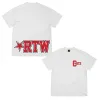 CRTZ STAR MESH TEE [WHITE AND RED] *NEW BLANK* sold by Corteiz