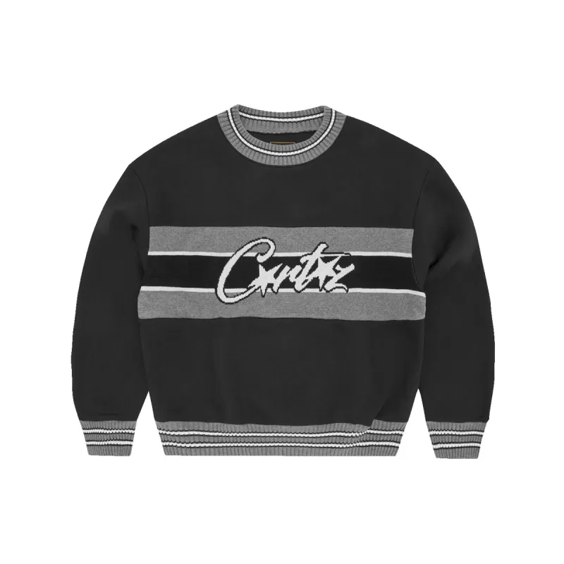 UNI CREW SWEATER [BLACK] sold by Corteiz