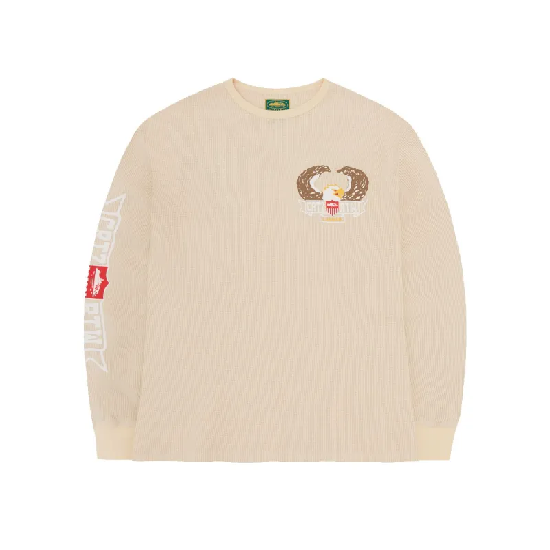DIPSET WAFFLE LONGSLEEVE [CREAM] sold by Corteiz