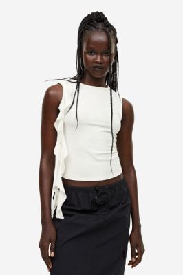 Strap-detail vest top sold by H&M
