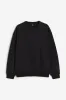 H&M - Loose Fit Sweatshirt - Black sold by H&M
