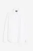 H & M - Slim Fit Easy-iron shirt - White sold by H&M