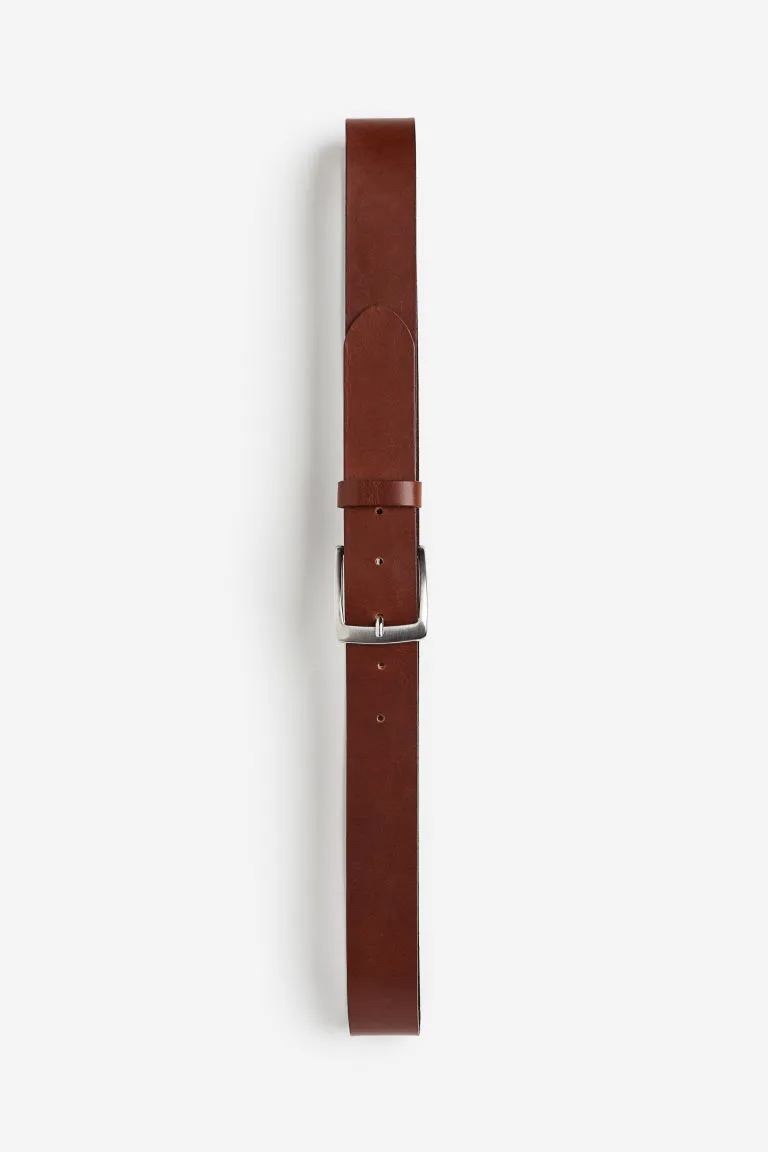 H & M - Leather belt - Beige sold by H&M