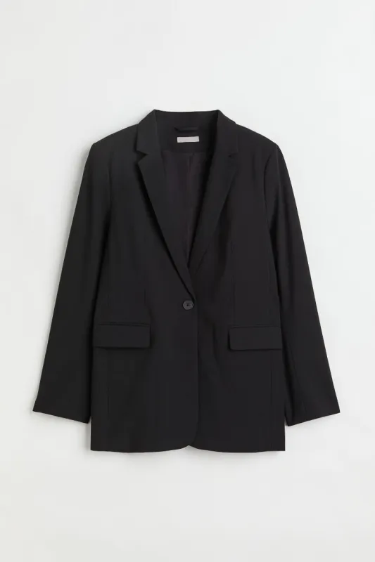 H & M - Single-breasted jacket - Black sold by H&M