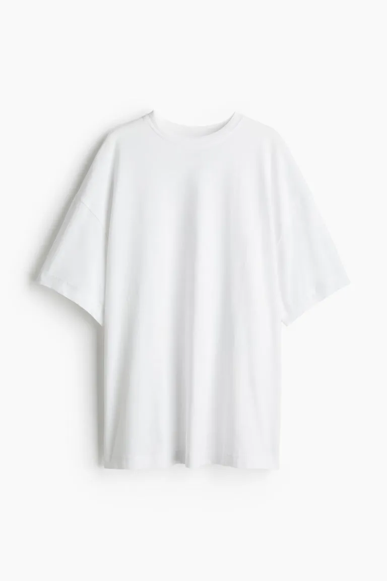 H & M - Oversized T-shirt - White sold by H&M