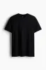 H&M - Regular Fit T-shirt - Black sold by H&M