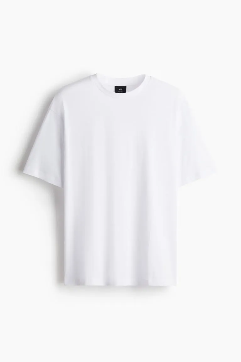 H&M - Loose Fit T-shirt - White sold by H&M