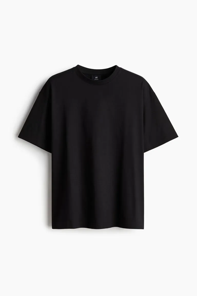 H&M - Loose Fit T-shirt - Black sold by H&M