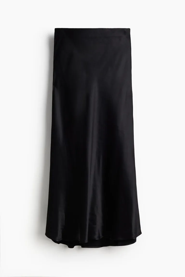 H & M - Maxi skirt - Black sold by H&M