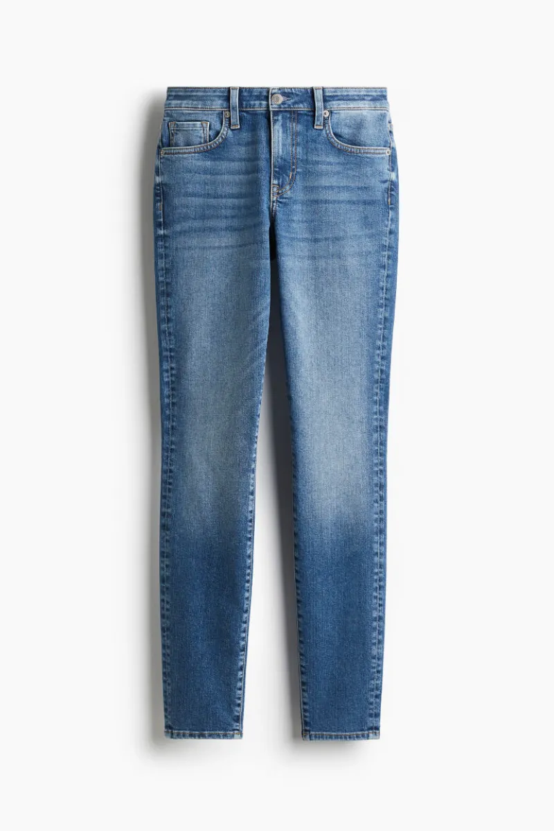 H & M - Skinny Regular Ankle Jeans - Blue sold by H&M