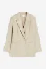 H & M - Double-breasted blazer - Beige sold by H&M