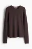 H&M - Long-sleeved jersey top - Grey sold by H&M