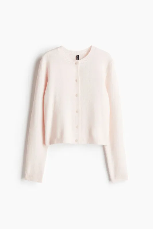 H & M - Fine-knit cardigan - Pink sold by H&M