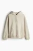H&M - Loose Fit Hoodie - Beige sold by H&M