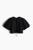H & M - Broderie anglaise blouse - Black sold by H&M