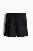 H&M - Linen-blend shorts - Black sold by H&M