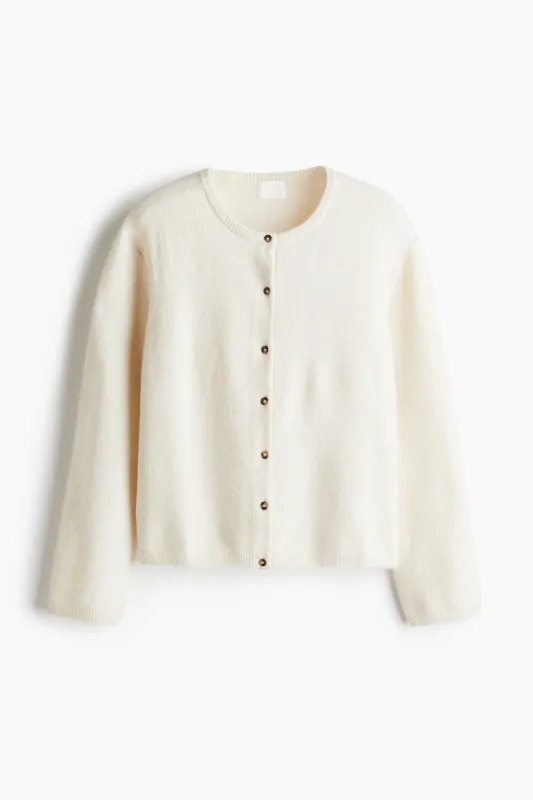 H&M - Loose-fit cardigan - Beige sold by H&M