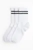 H&M - 3-pack sports socks with DryMove™ - White sold by H&M