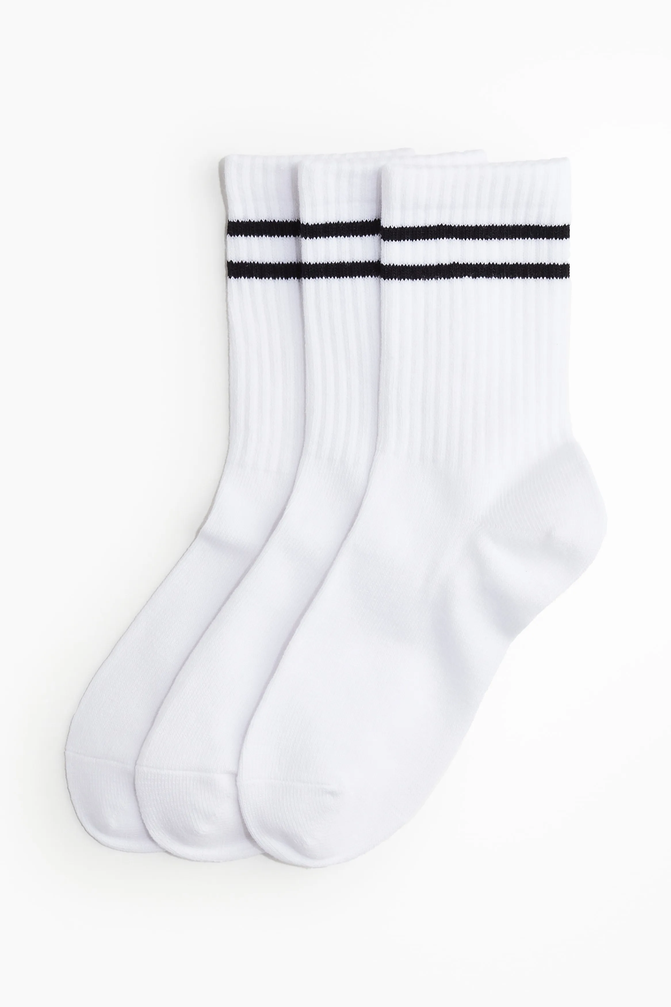 H&M - 3-pack sports socks with DryMove™ - White sold by H&M