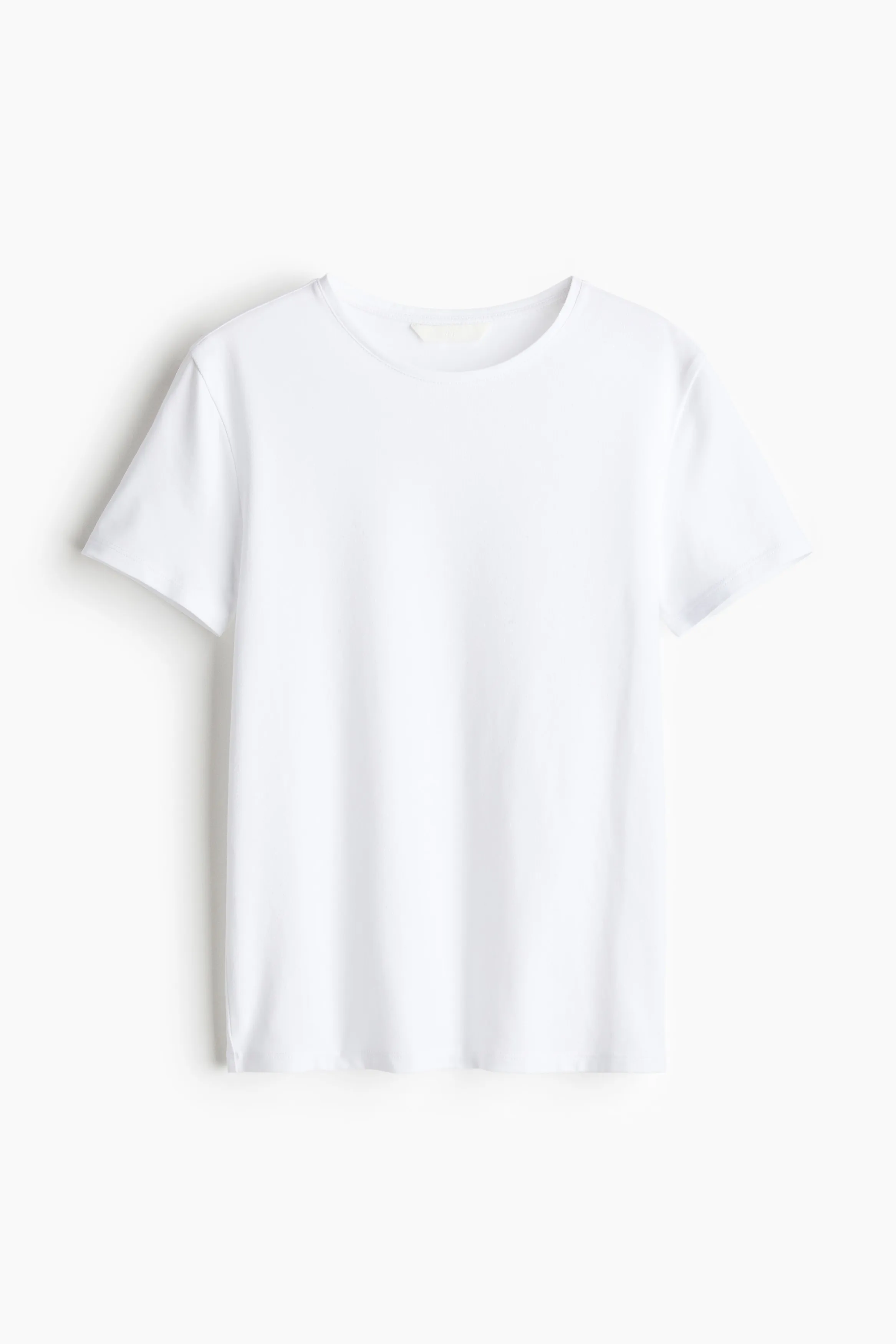 H & M - Fitted T-shirt - White sold by H&M