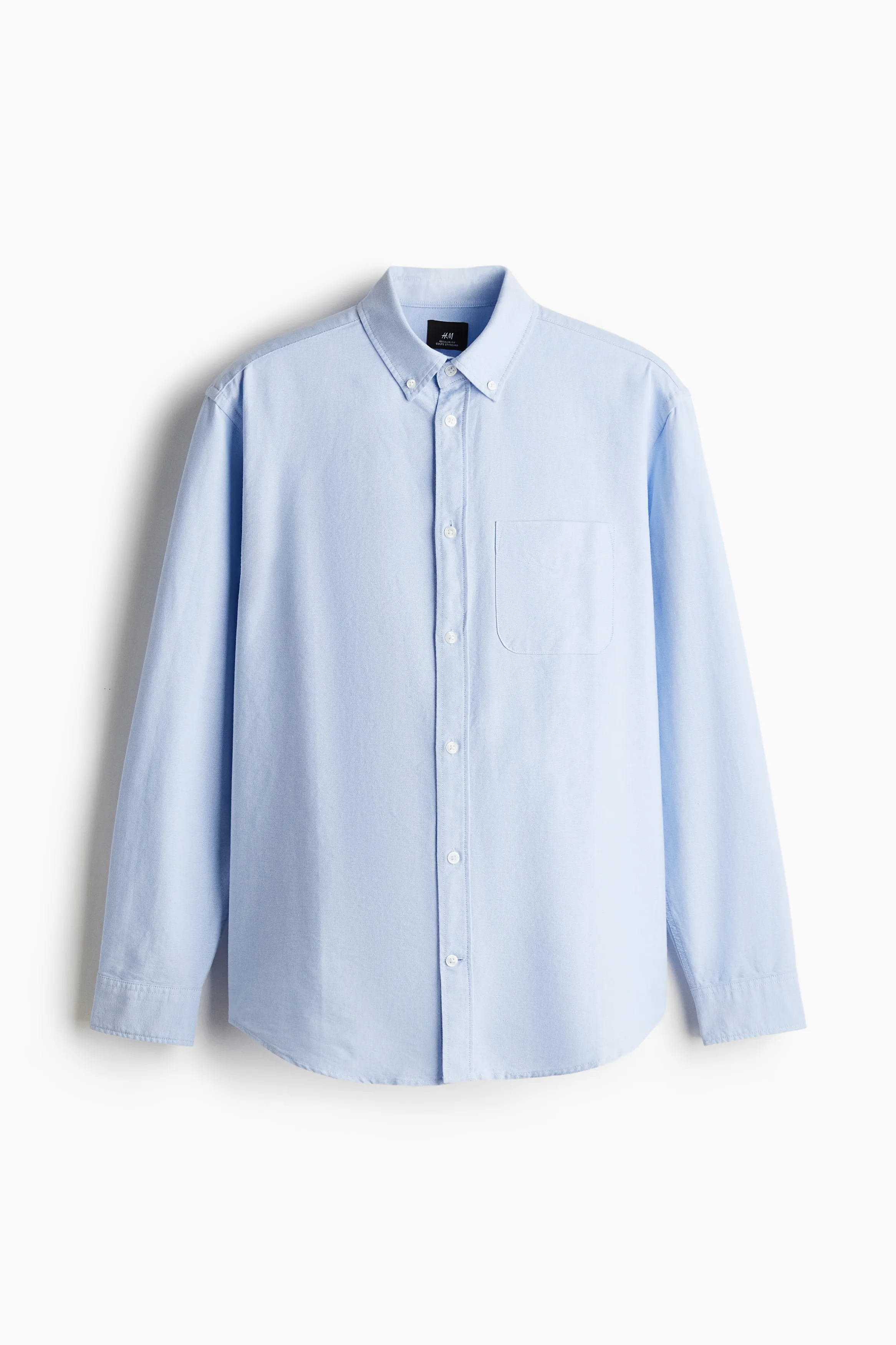 H & M - Regular Fit Oxford shirt - Blue sold by H&M