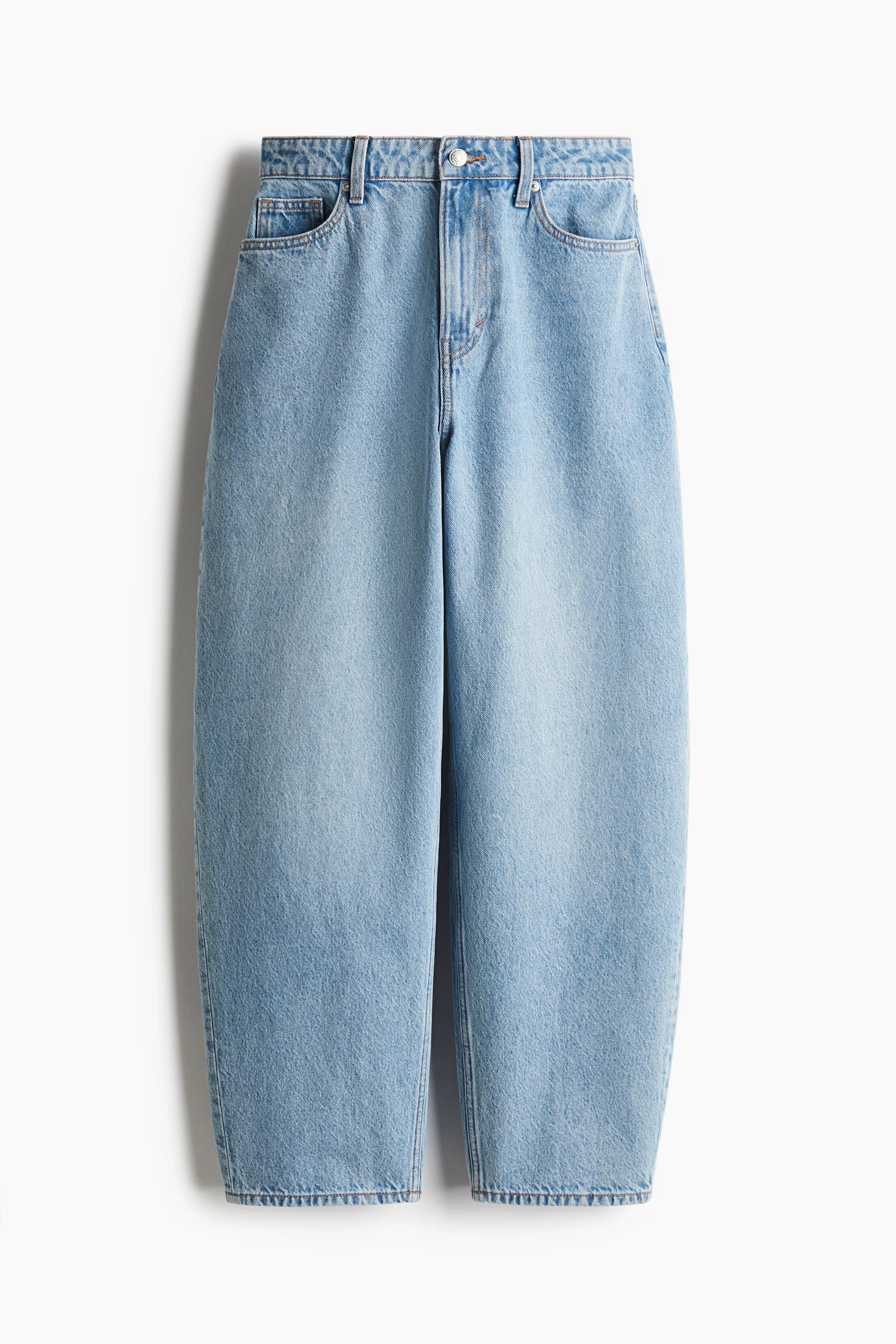 H & M - Barrel High Jeans - Blue sold by H&M