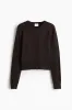 H & M - Fine-knit cardigan - Brown sold by H&M