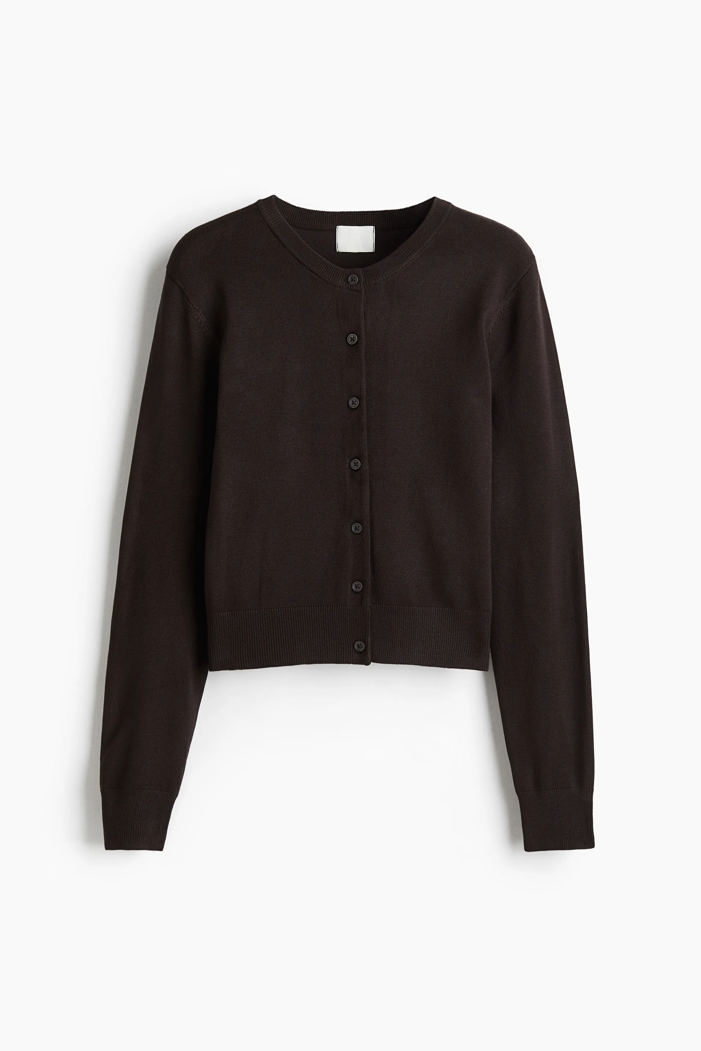 H & M - Fine-knit cardigan - Brown sold by H&M