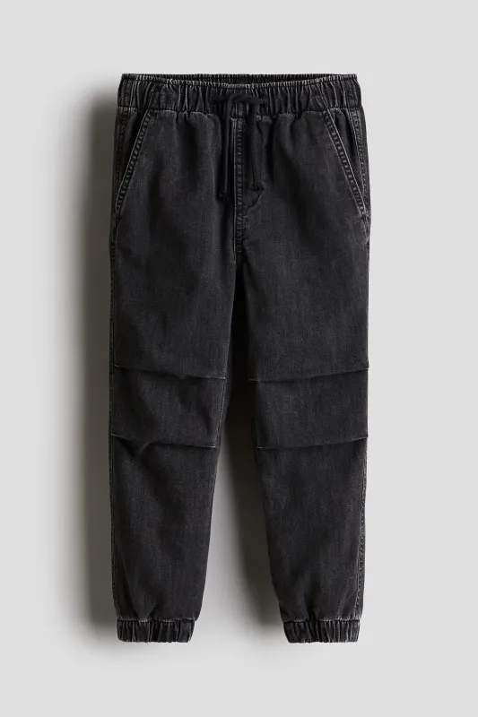 H&M - Denim joggers - Grey sold by H&M