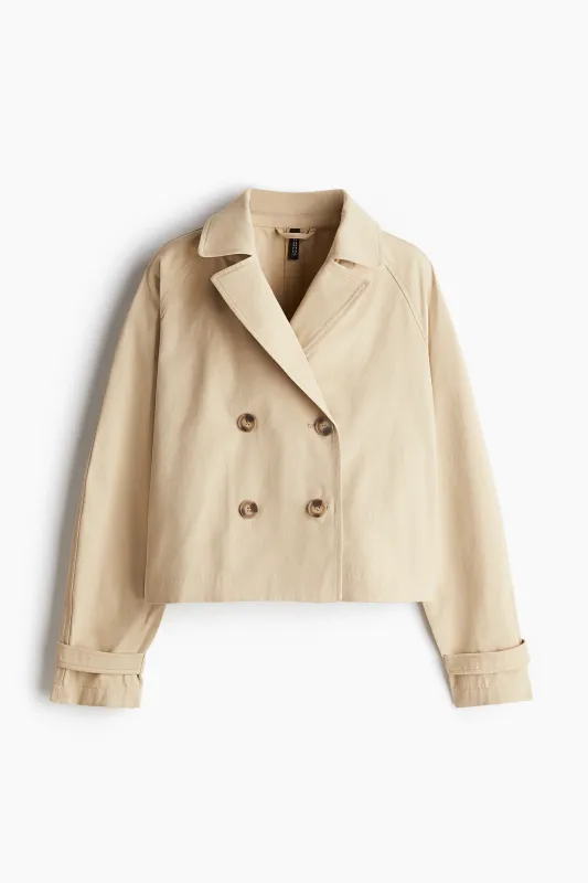 H & M - Short trench coat - Beige sold by H&M