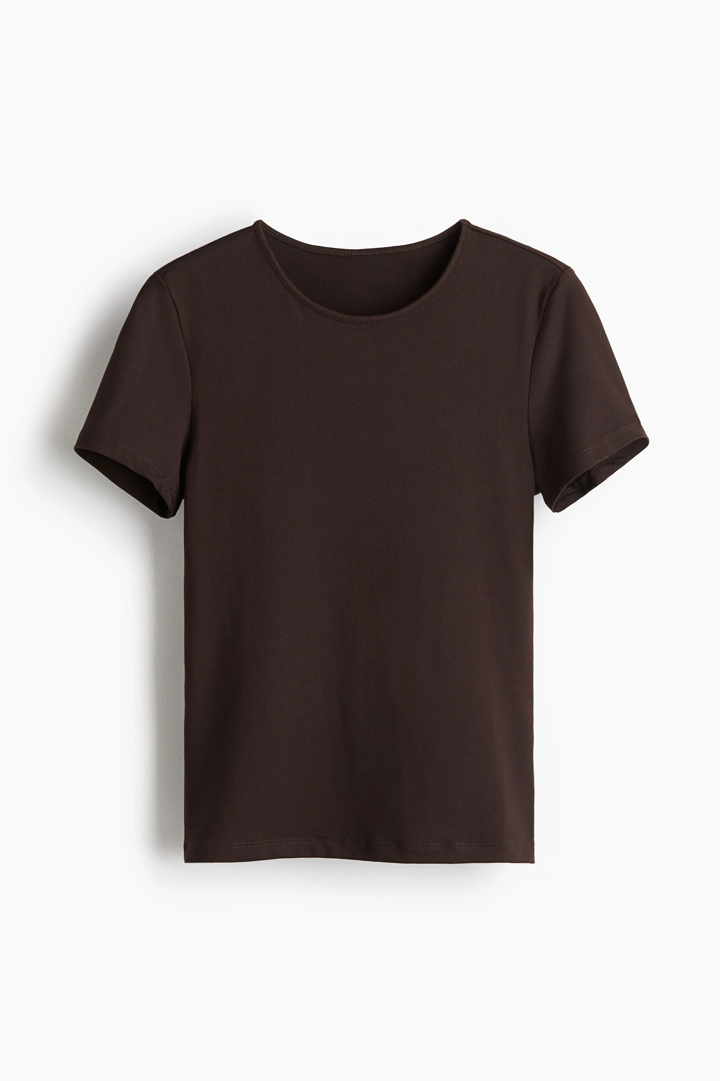 H & M - Microfibre T-shirt - Brown sold by H&M