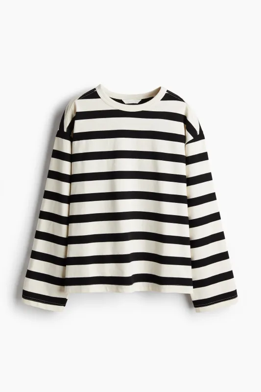 H & M - Cotton jersey top - Beige sold by H&M