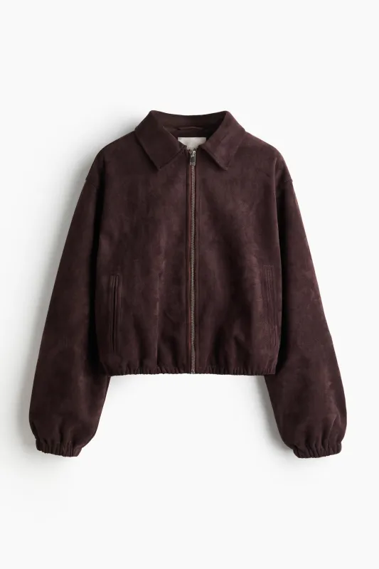 H & M - Collared jacket - Brown made by H&M