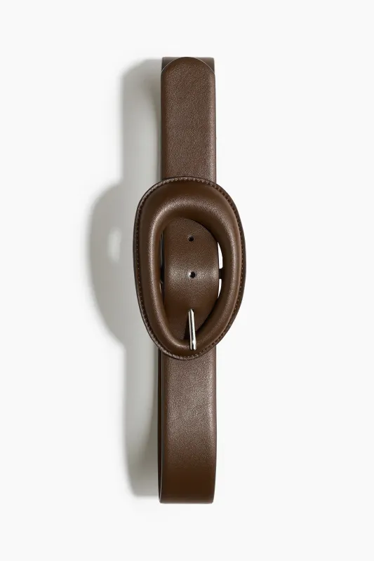 H & M - Coated waist belt - Brown made by H&M