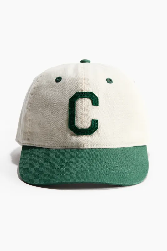 H & M - Embroidered-motif cotton cap - Green made by H&M