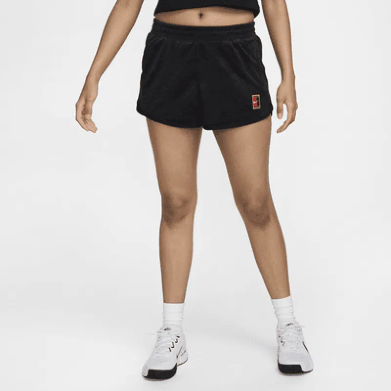 NikeCourt Heritage Women's Mid-Rise French Terry Tennis Shorts sold by Nike