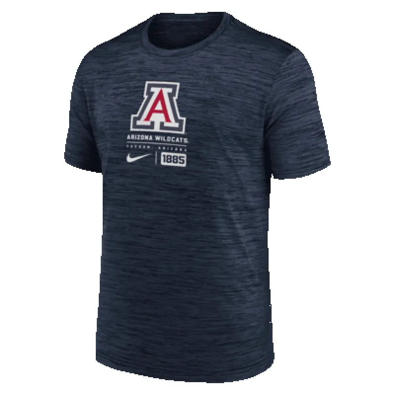 Arizona Wildcats Campus Center Block Velocity Men's Nike Dri-FIT College T-Shirt sold by Nike